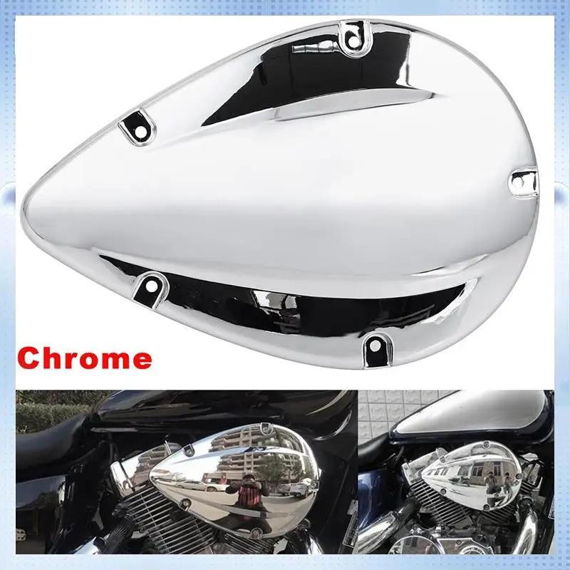 

A70R-1 PCS Right Intake Air Cleaner Cover ABS Chrome Silver For Honda Shadow Aero 750 VT750C Spirit VT750C2
