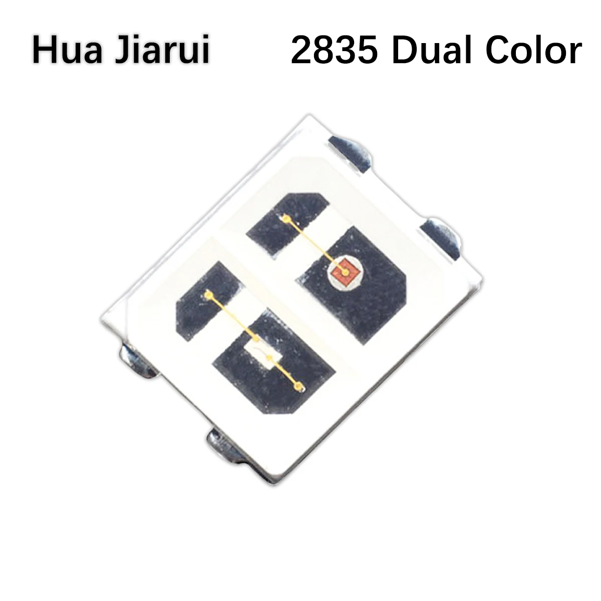 

2835 Dual-Wattage (0.5W/0.2W) Bicolor SMD LEDs - Y/W, R/W, B/W, R/B Single-Side Chip for LED Lighting Applications