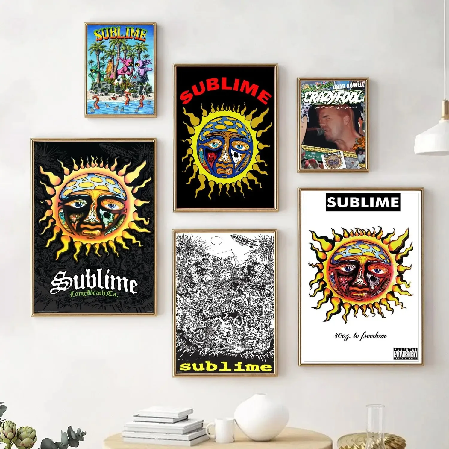 Sublime المغني المشارك اللوحة الزخرفية حائط لوح رسم الفن غرفة المعيشة الملصقات غرفة نوم اللوحة