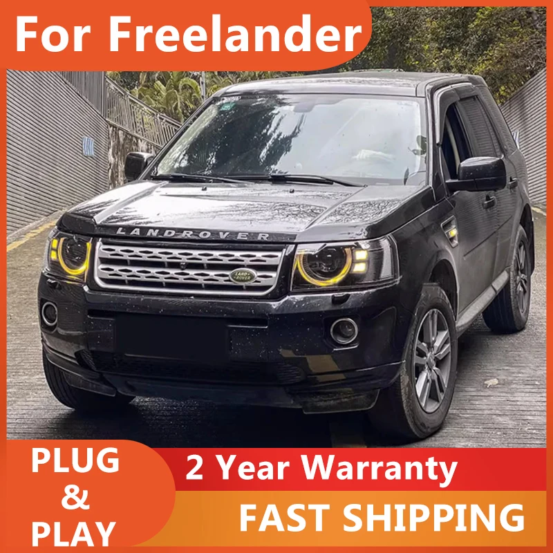 Car Accessories for Land Rover Freelander 2 Headlight 2010-2015  Freelander Headlight DRL Turn Signal High Beam Projector Lens