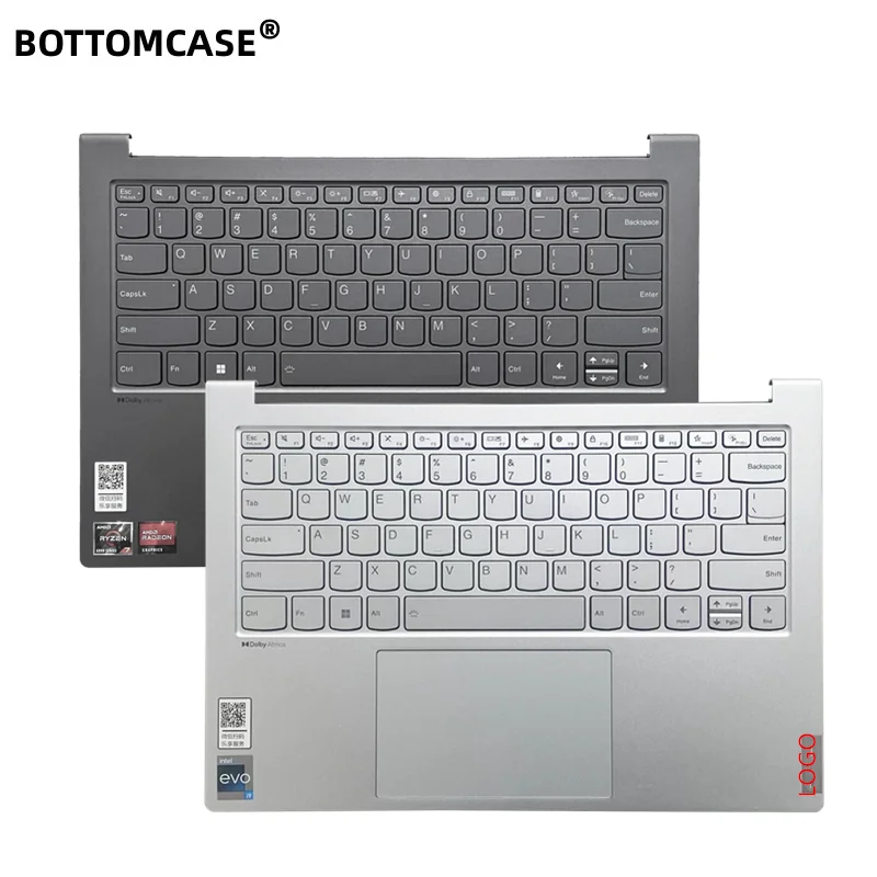 New for Lenovo ideapad Pro 14 IAH5R Yoga Slim 7 Pro 14IAP7 Palmrest Keyboard Touchpad Silver  AM2KF000500 Grey AM2T1000210