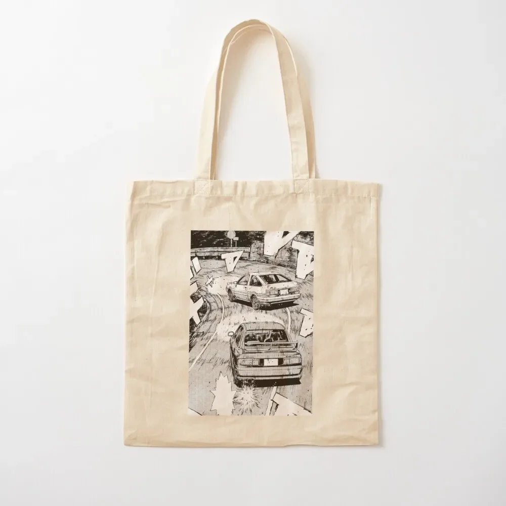 

Initial D Manga Panel AE86 VS RX7 Tote Bag bags luxury women university shopper bag Bag