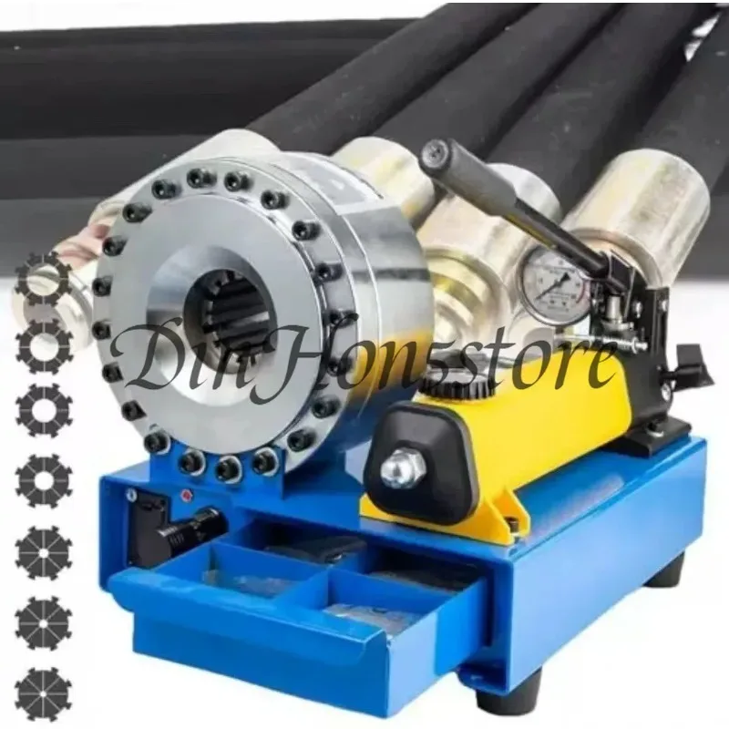 Manual pipe locking machine Small pipe pressing machine Portable hydraulic YouTube explosion-proof pipe withholding machine