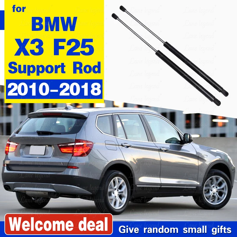 2Pcs Tailgate Boot Trunk Gas Spring Hood Lift Shock Struts For BMW X3 F25 2010-2018 2011 2012 2013 2014 2015 2016 2017