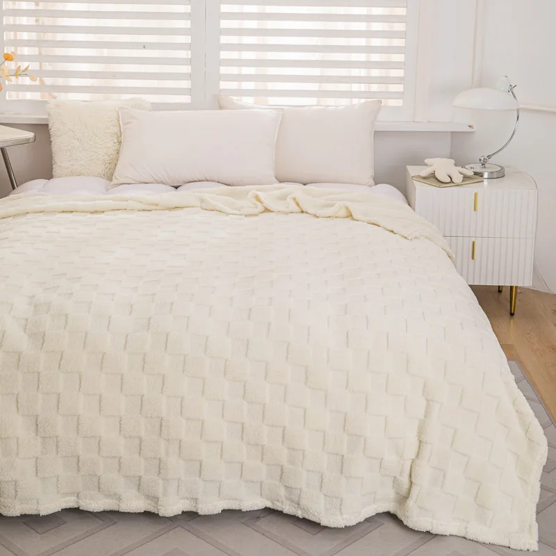 Bonenjoy 1pc Flannel Blanket Solid Color Bed Linen Super Soft Plaid Home Sofa Towel Car/Office Nap Blankets cobijas de camas