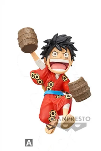 In Stock Original Bandai One Piece WCF Kozuki Hiyori Luffy Action Figures Aramaki Kozuki Momonosuke Toys Collector Anime Gift