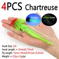 4pcs Chartreuse