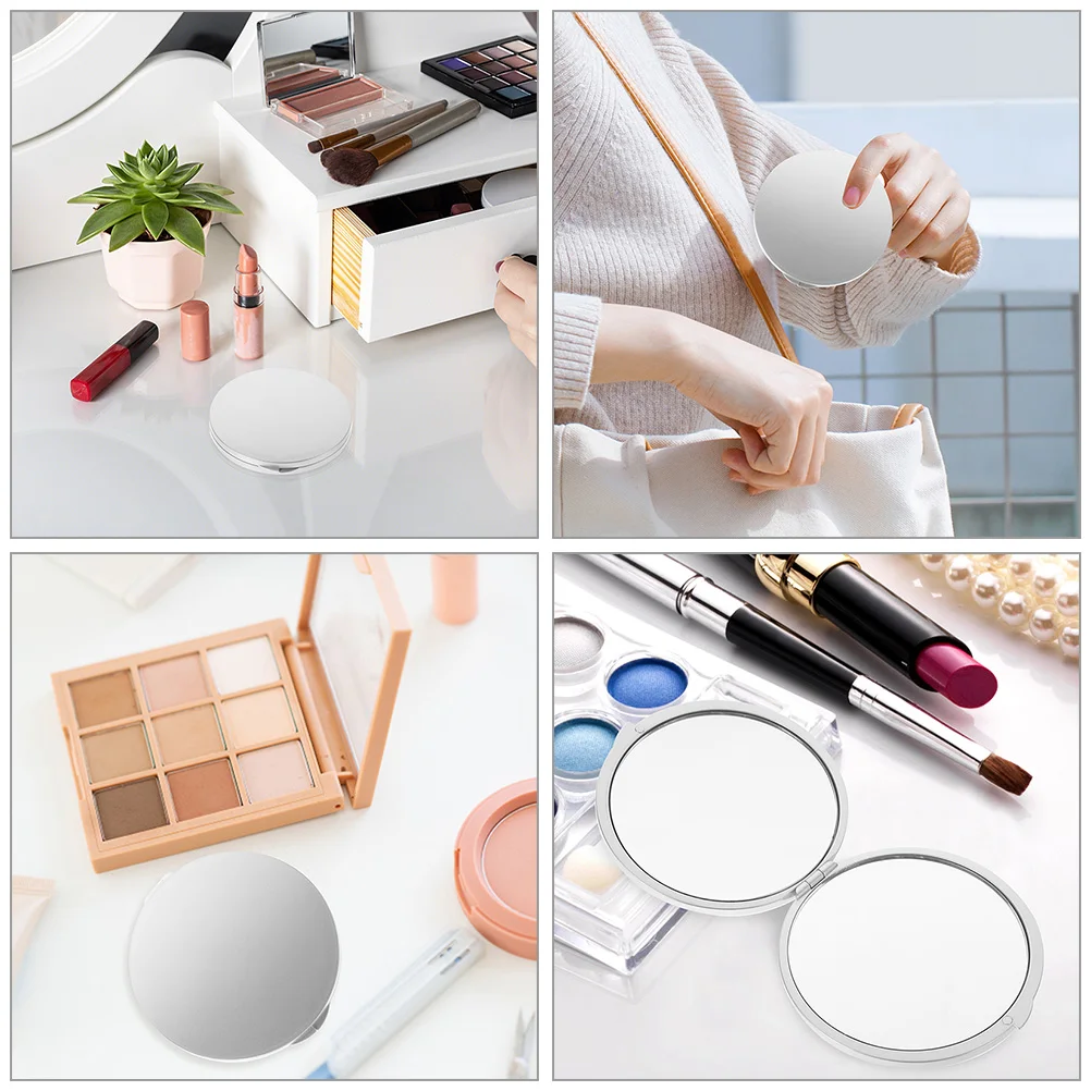 

Compact Travel Mirror Mini Round Folding Magnifying Mirror for Women Girls Purse Handbag Portable Hand Mirrors