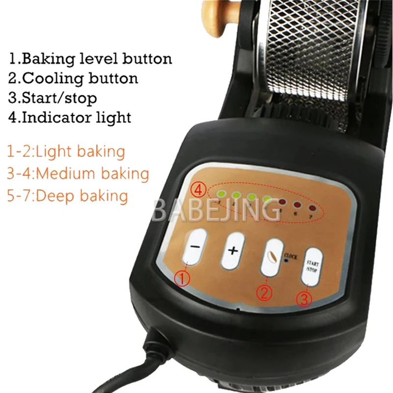 خلاط العجين المنزلي من الفولاذ المقاوم للصدأ من BABEJING، آلة تعبئة الأوعية متعددة الوظائف، خلاط كريم كهربائي