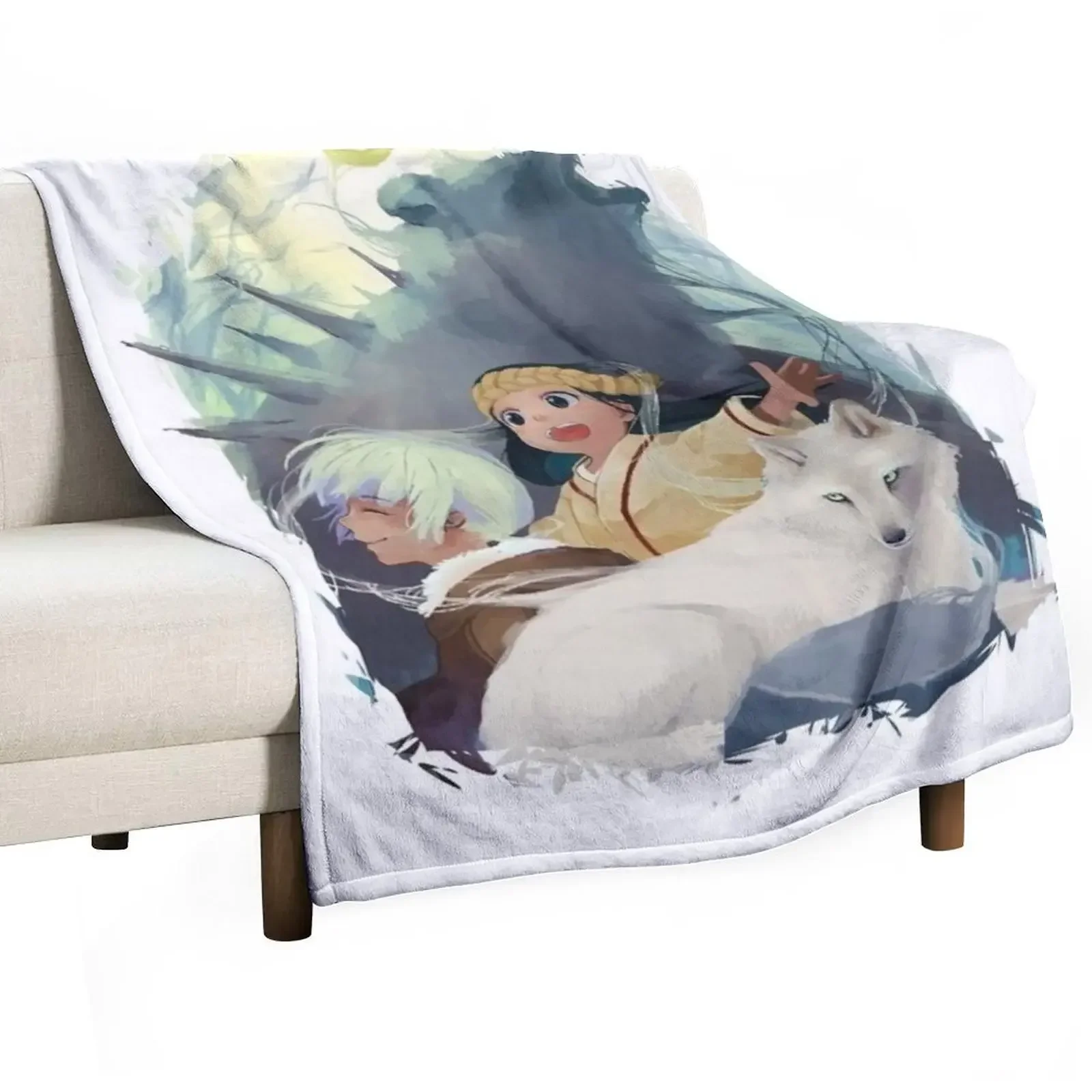 

Fumetsu no anata e Fushi - To your eternity Fushi Throw Blanket Compact Warm Blanket for Car Road Trip