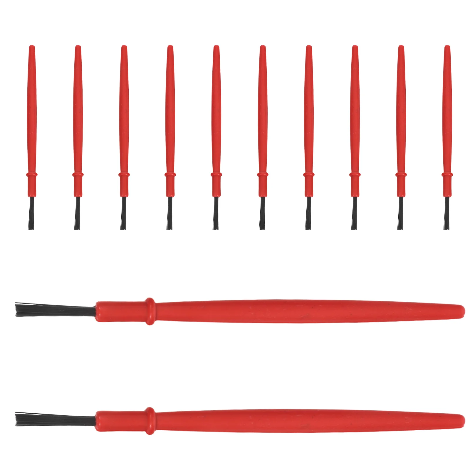 

200pcs 8.5Cm Round Tip Paint Brushes For Watercolor Oil Art Craft Detail Mini Brush Set Classroom Activity Tools Plastic