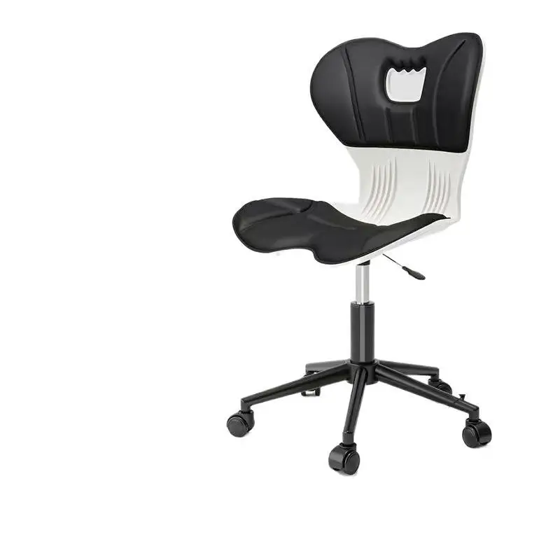 -ww Ergonomic Swivel Chair with Lumbar Support, Posture Correction Desk Chair for Home Long Sitting
