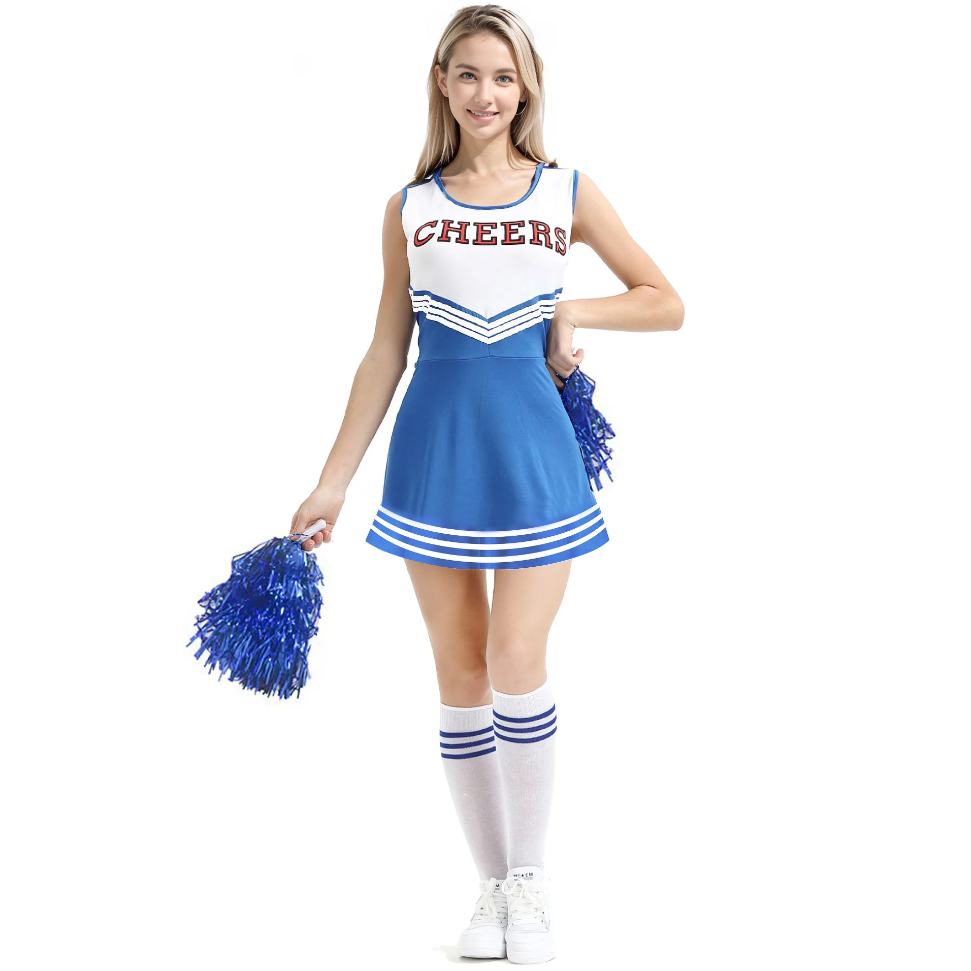 Cheerleading Dress for Adults & Students Sports Performance Wear Football Cheer Team Costume