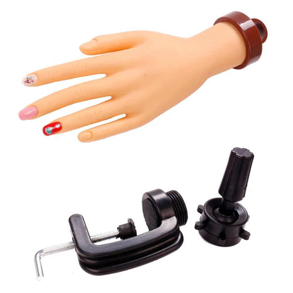 

Hand Model Fist Nail Hands Fake Nails Kits Mannequin Bendable Display Human Body