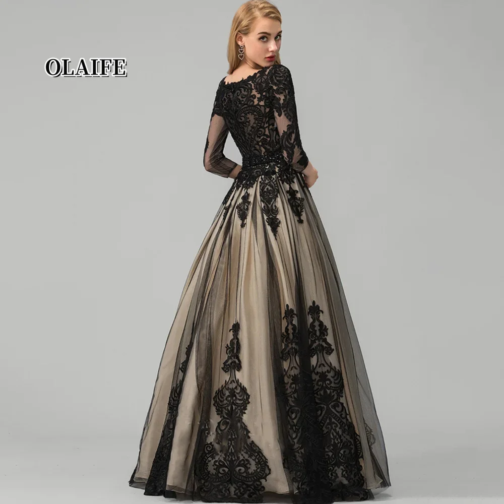 Princess Ball-Gown Evening Dresses Scoop Neck Party Dresses Tulle Formal Dresses Beading Vestidos De Fiesta فساتين السهرة