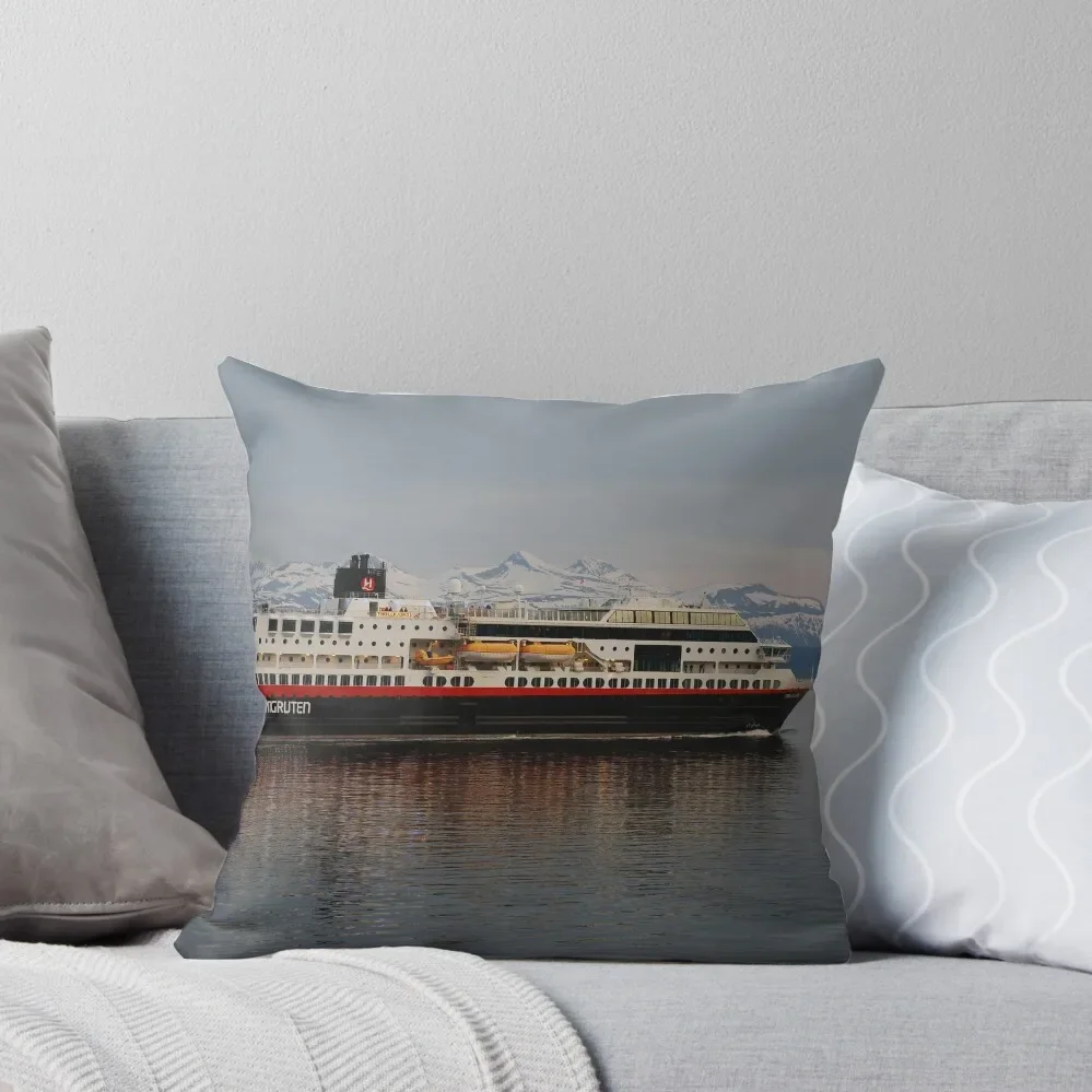 

Hurtigruten leaving Molde Throw Pillow Decorative pillowcase Covers For Sofas Decorative Pillow Covers For Sofa New year