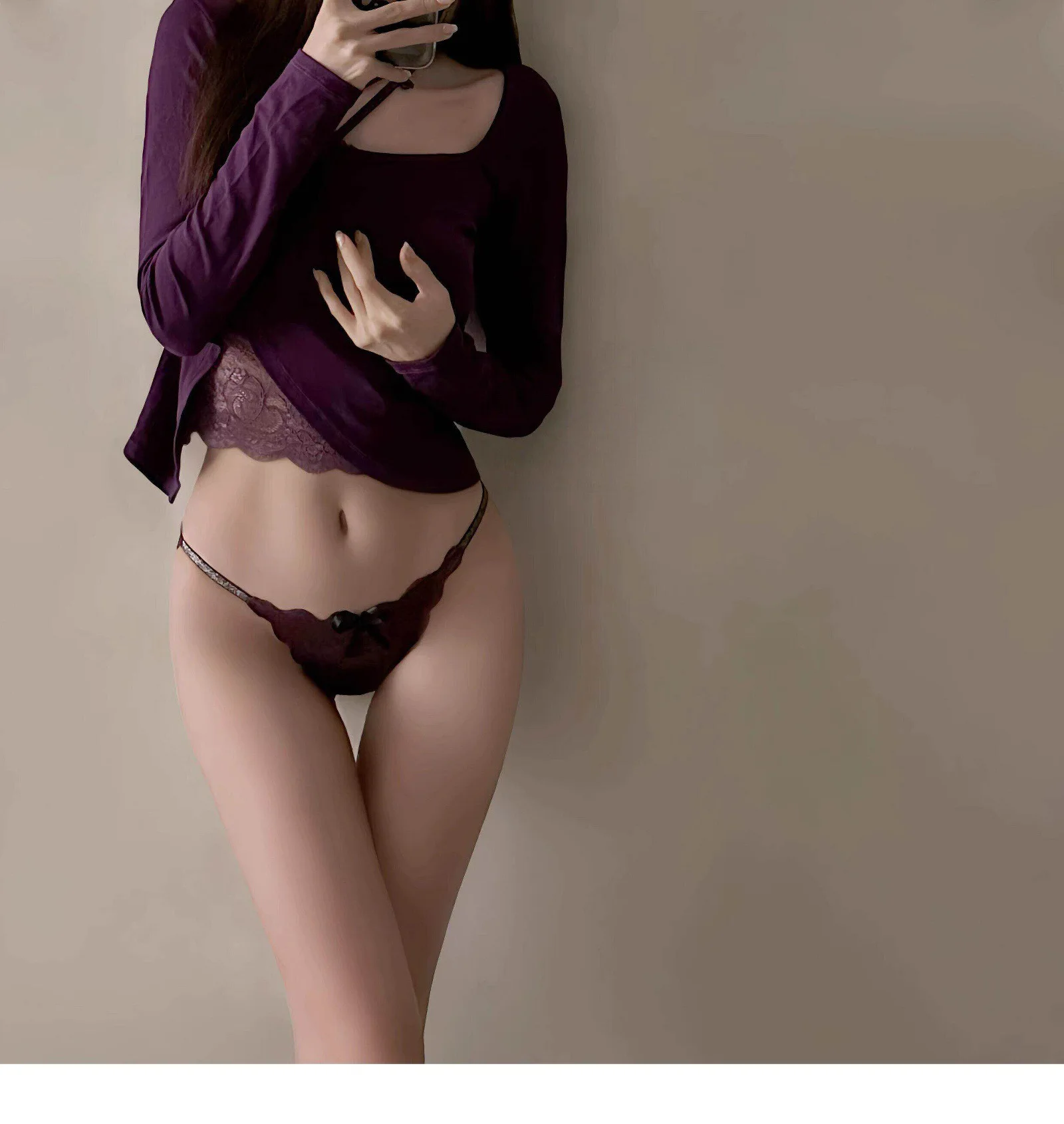 【1pcs】women's extreme thongs belt women's underwear bow cute core erotic clothing underpants women mesh hot body sex view 4