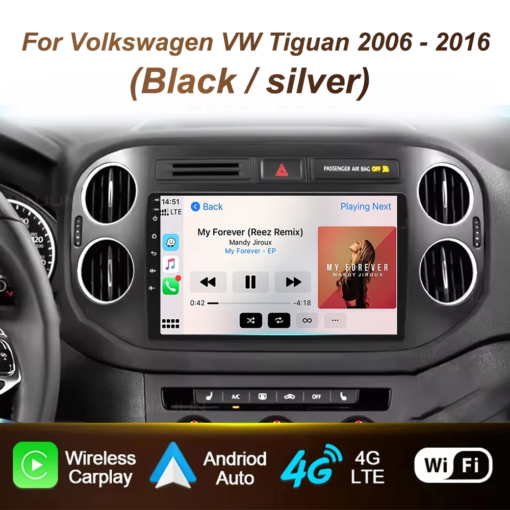 

Android Auto Multimedia For VOLKSWAGEN VW GOLF 5 PLUS TIGUAN 2007-2016 Car Radio Video GPS Navigation Carplay 2din DVD Stereo 5G