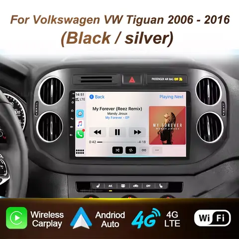 Android Auto Multimedia For VOLKSWAGEN VW GOLF 5 PLUS TIGUAN 2007-2016 Car Radio Video GPS Navigation Carplay 2din DVD Stereo 5G