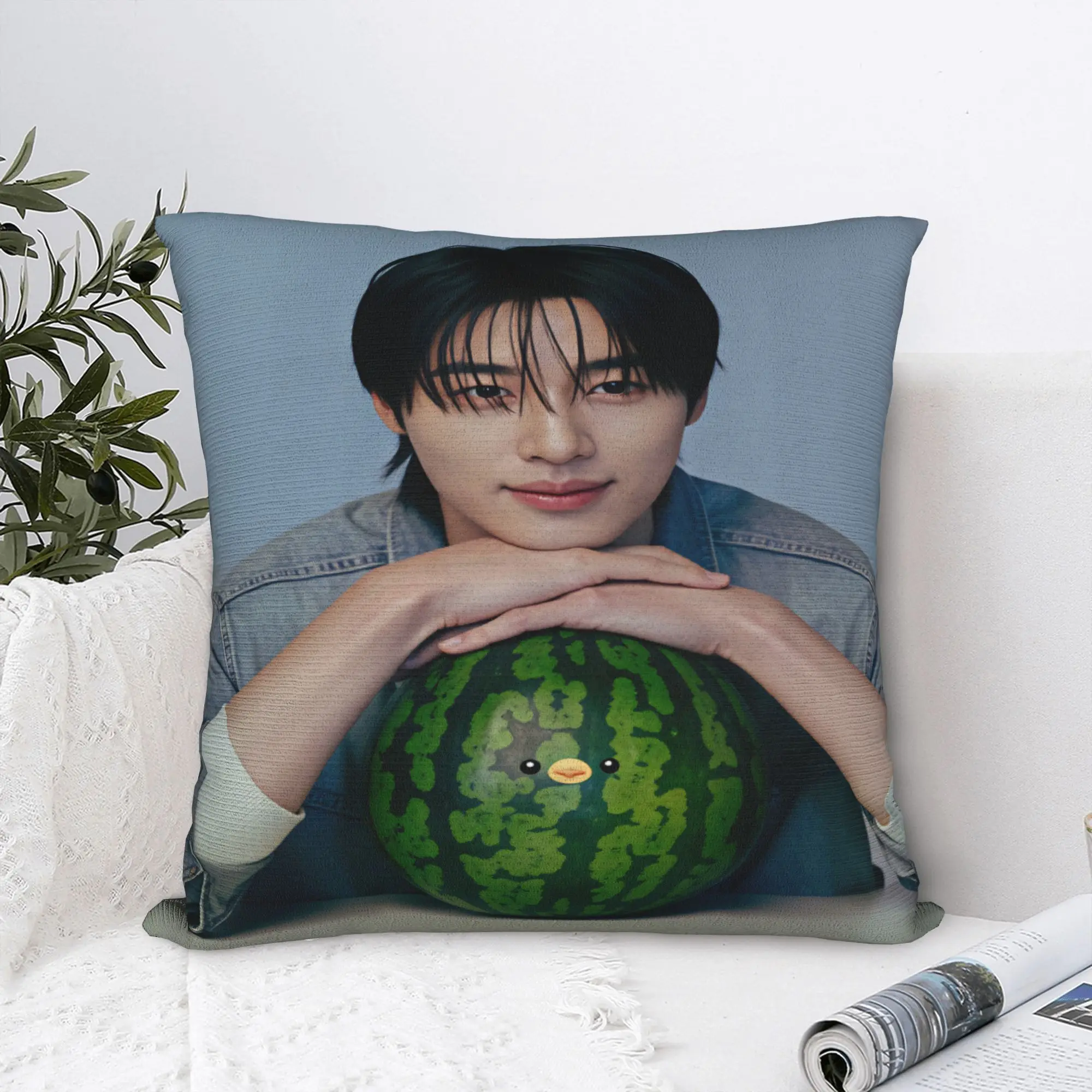 Byeon Woo Seok Pillow Cover  Custom Cushion Cover Funny Pillow Case For Wedding Party Home Decor