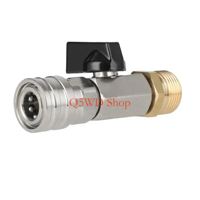 Q5WD M22 14MM Adapter With Quick Coupling Ball Valves Water Flows Quick Connector