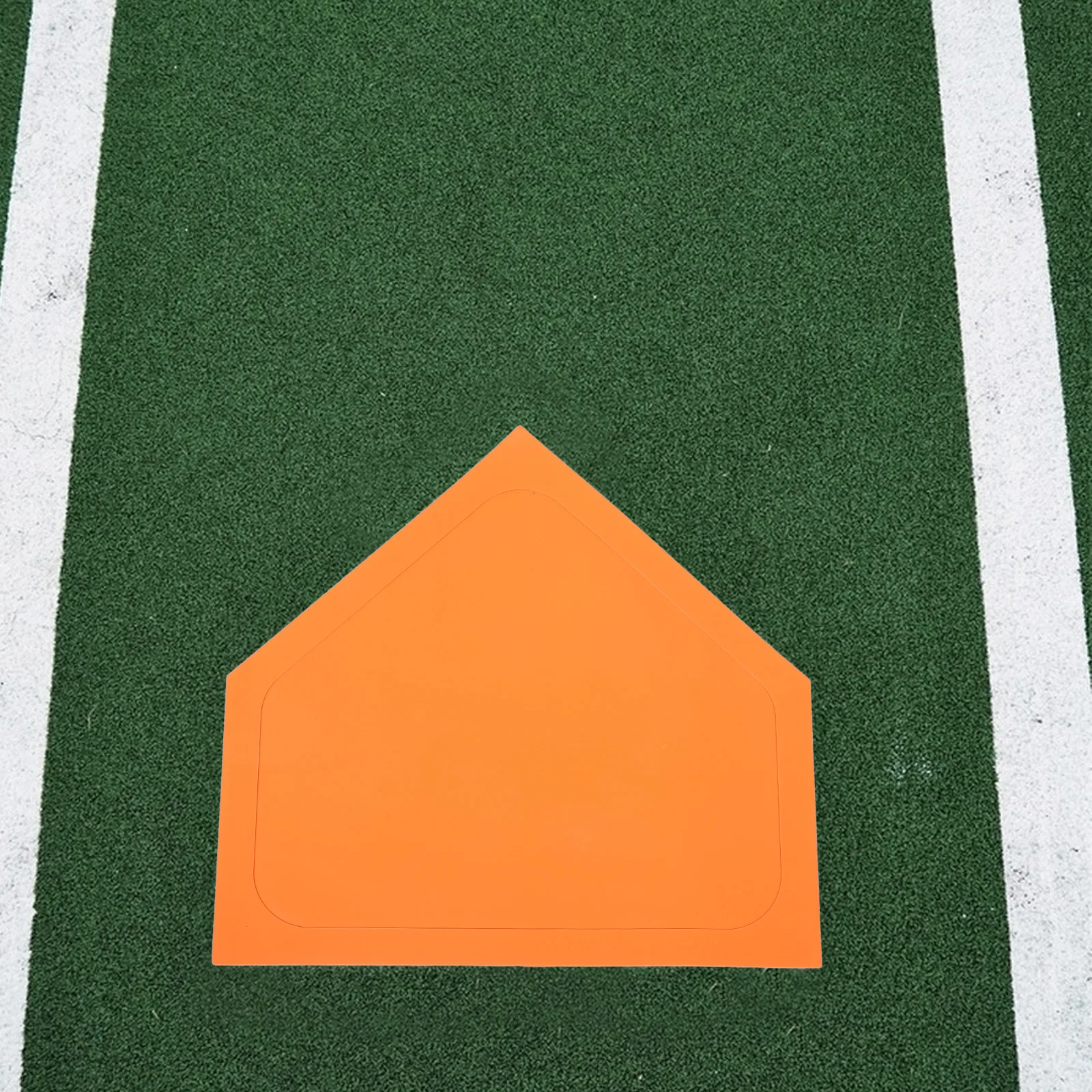 Basi da baseball in gomma da 5 pezzi Basi da softball Tappetino da lancio per piastre domestiche addensato Durevole impermeabile per l'allenamento del campo interno ed esterno