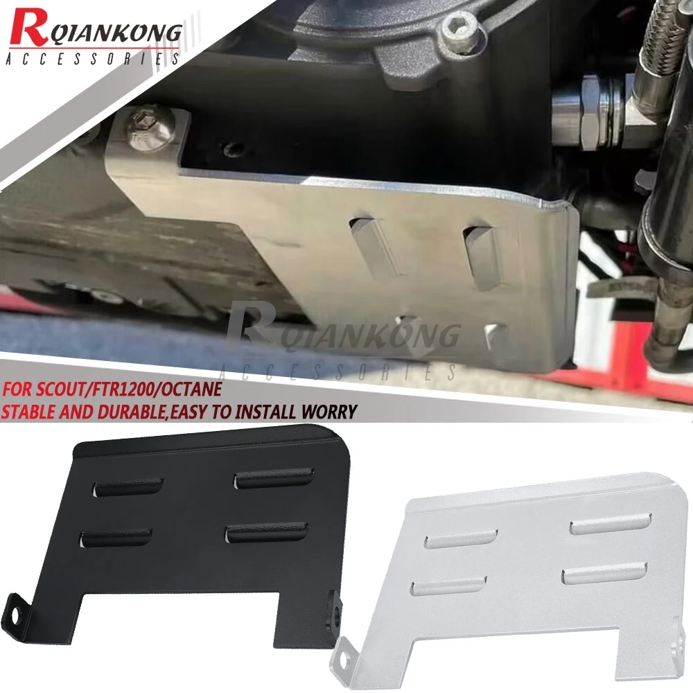 Chassis Engine Guard Cover Lower Bottom Skid Plate Splash Protection 2019-2024 2023 For Indian FTR1200 Scout For Victory Octane