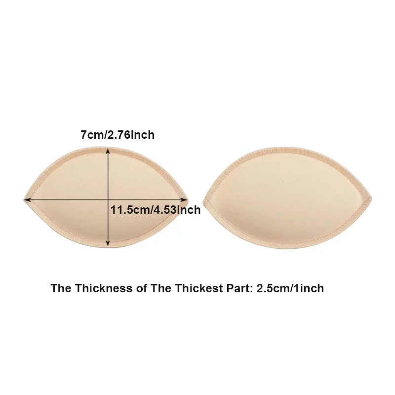 Маленькие подушечки пуш-ап, 3 пары больших накладок для груди, подушечки для бикини, дышащие, толстые, для спорта, верхней части, платья