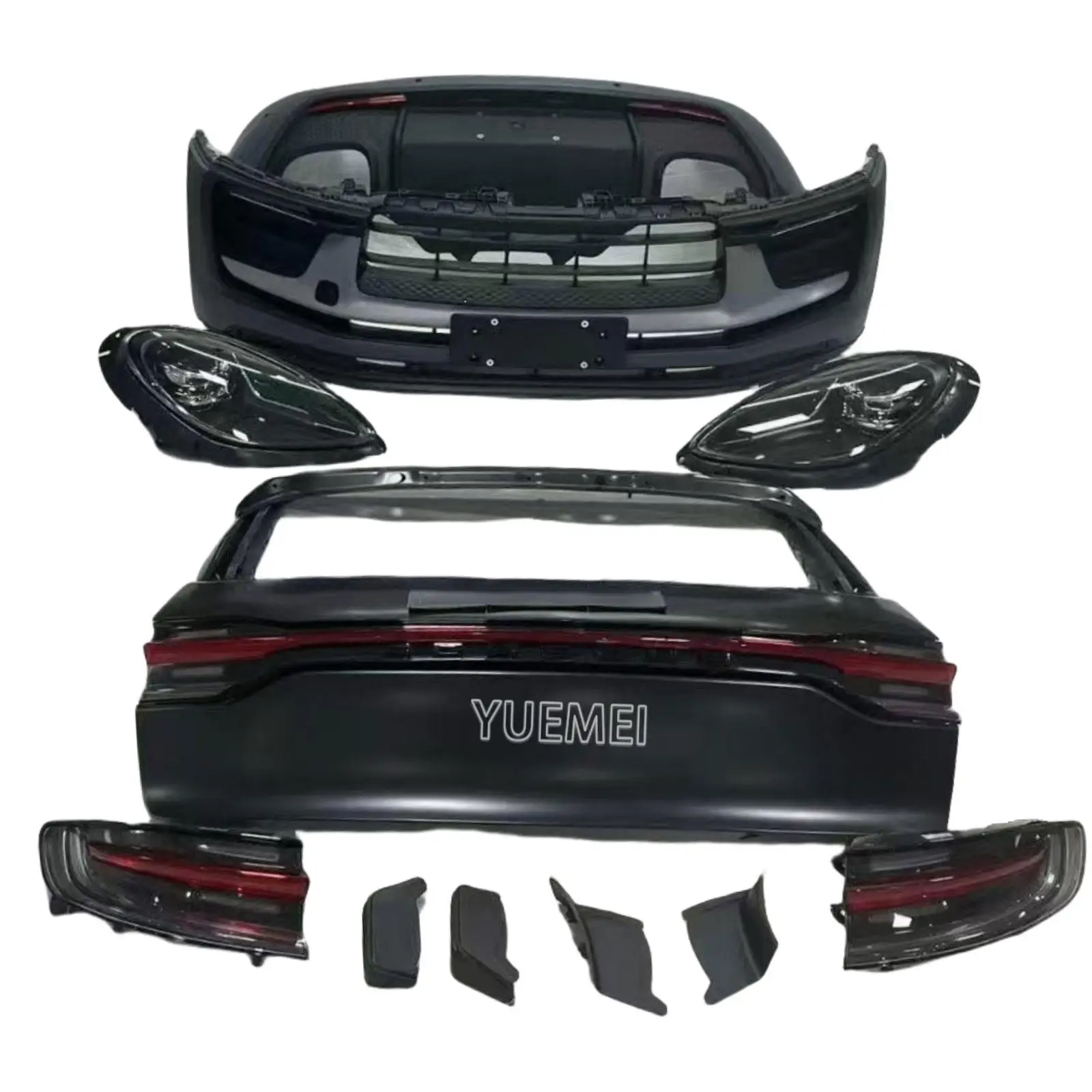 

High-quality Suitable for Upgrading the New Porsche Macan Body Kit, Front Bumper, Headlights, Taillights