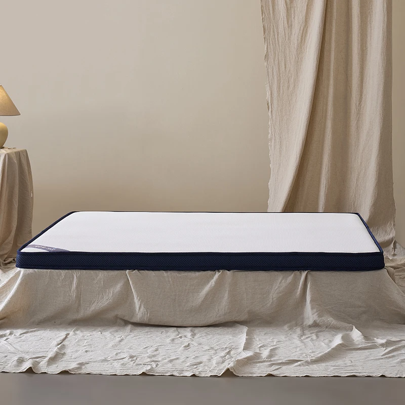 Colchón grueso de látex natural, colchón Queen de calidad cómoda para dormir, colchón doble blanco, muebles de dormitorio matrimonial