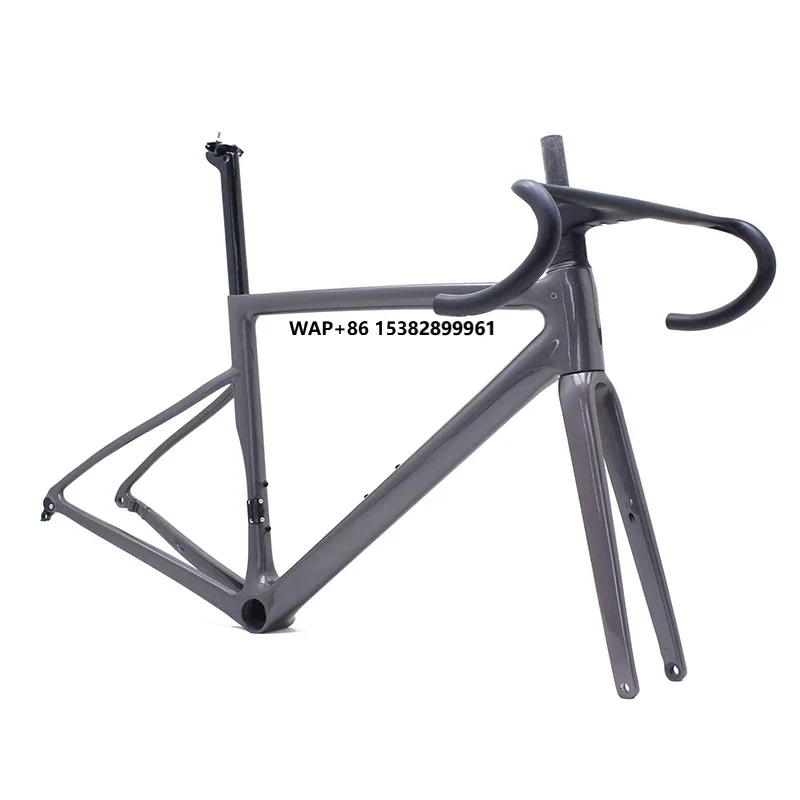 

2023 New Model Gravel Bike Frameset Thru Axle 142mm Available Gravel 700C Carbon Bike Frame Road Carbon Bike Frame