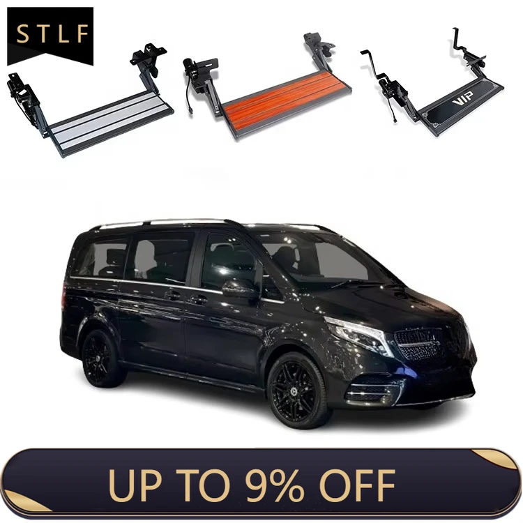 

Electric Side Step Running Boards Power Retractable Aluminum Alloy For Benz V260 MPV Decorative Nerf Bars with Carry Bag