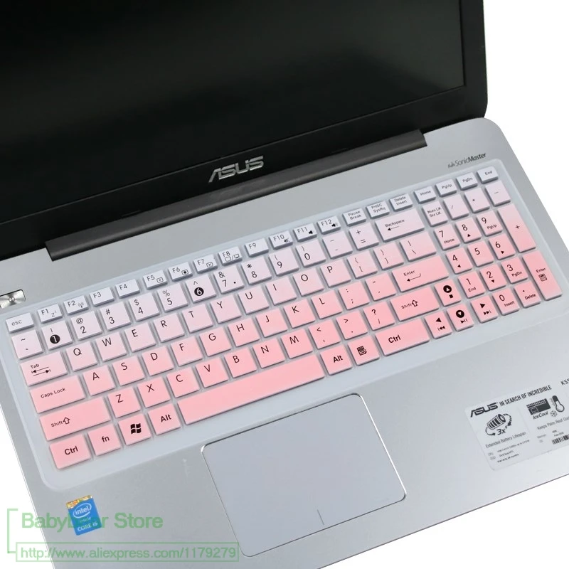 For Asus vivobook A542 A542U A542UR A542UN A542UF X542 K542 A542 X542U A580U F580U   15 15.6 inch keyboard cover protector