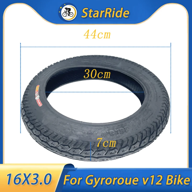 for Gyroroue Inmotion V12 Bike Electric Scooter Wheelbarrow Unicycle Accessories 16 Inch Tire 16X3.0 75-305 Good Quality Tyre