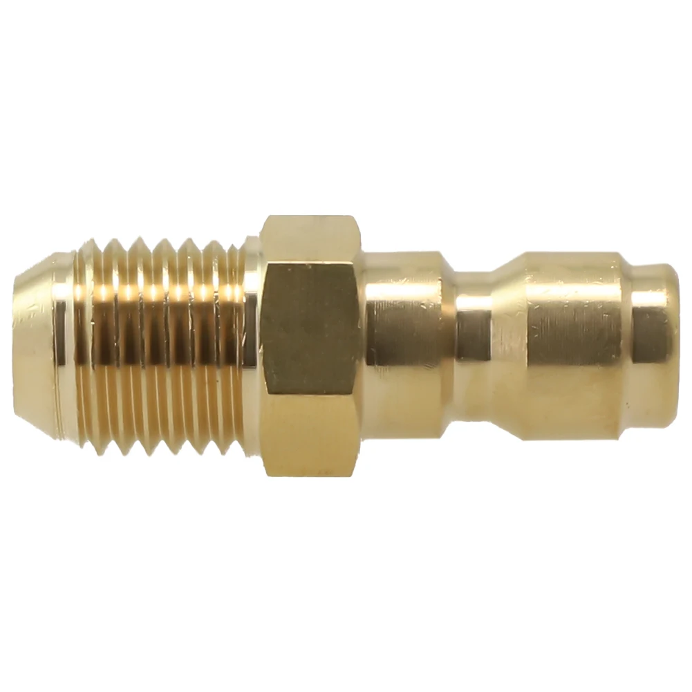 1/4 Inch Quick Connect Fitting for High Pressure Washer Hose with Support for M14 M22 and G1/4 Thread Standards