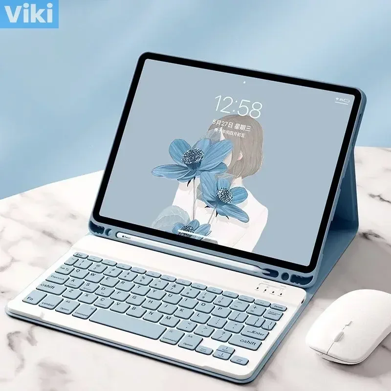 

For iPad 10th Generation Case with Bluetooth Keyboard 2022 for iPad 10th Cover With Pencil Holder A2696 A2757 A2777