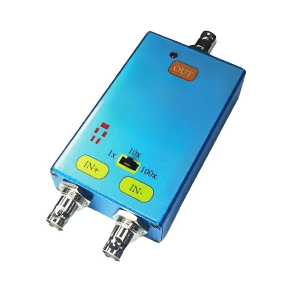 Differential Probe for T100 For Oscilloscope with 10MHz Bandwidth Adjustable Gain and For USB-C Rechargeable Battery