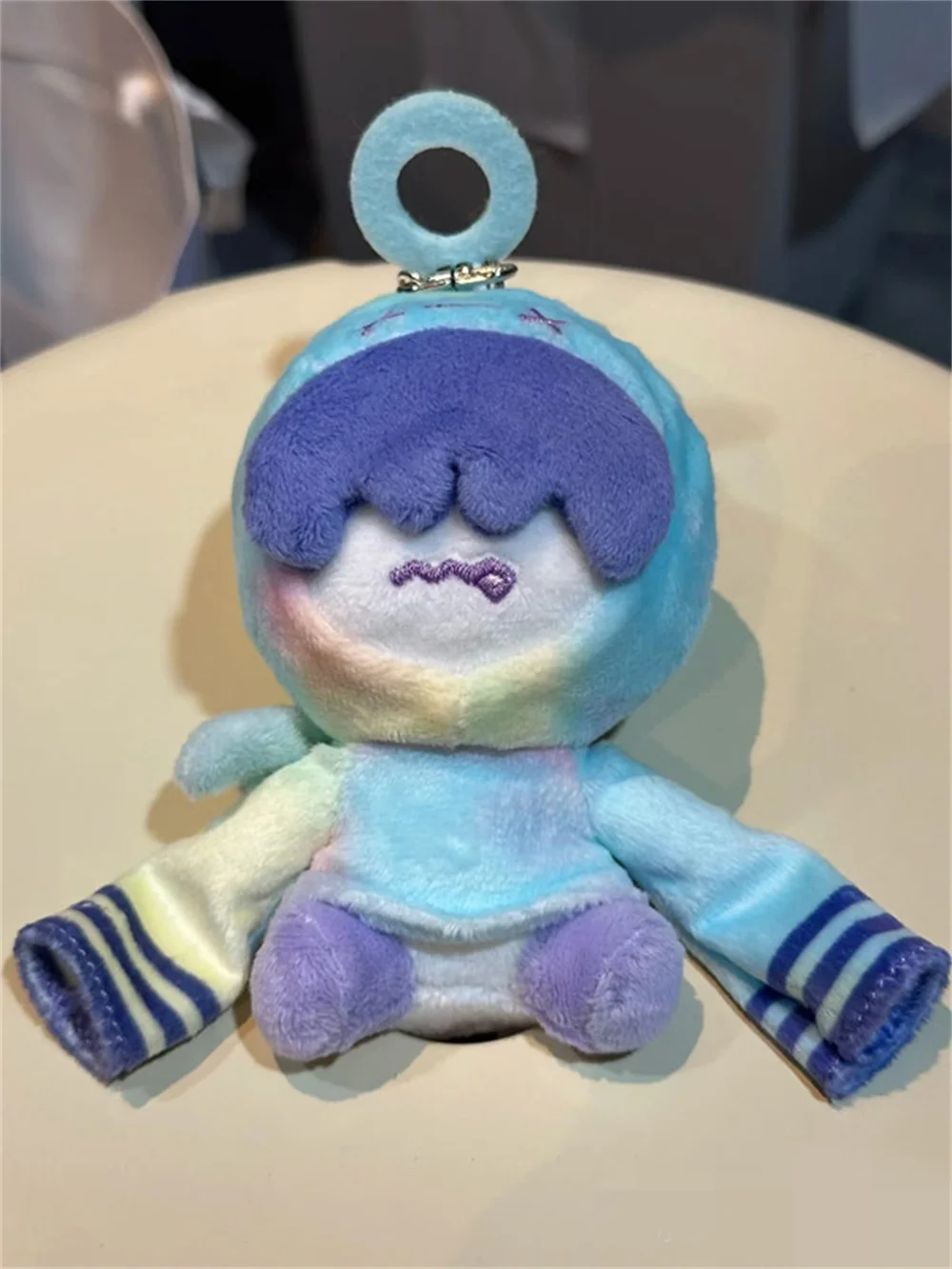 Kpop IDOL Colorful Plush Doll Keychain Cute Cartoon Toys Keyring Backpack Pendent Soobin YEONJUN HUENINGKAI Fans Gift Collection