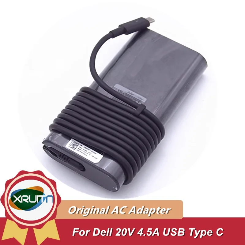 

Original 20V 4.5A 90W USB Type C Power AC Adapter Laptop Charger for DELL Latitude 5280 5480 5580 LA90PM170 TDK33 Laptop Adaptor