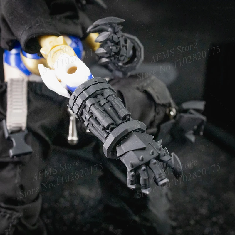 1/12 anime terno móvel menina combate braço robótico magia mão forma botas equipamento de combate terno caber 6 "figura ação soldado bonecas