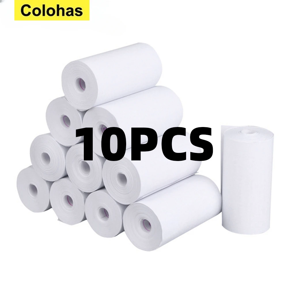 

10Rolls 57x25 MM Thermal Paper White Children Camera Instant Print Kids Camera Printing Paper Replacement Accessories Parts