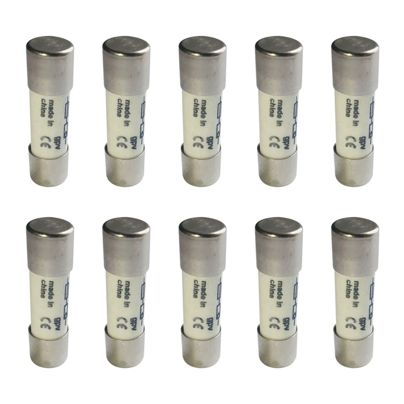 

50 Pcs 1000 VDC Fuse Solar PV Explosion-Proof Fuse Silver - 15A