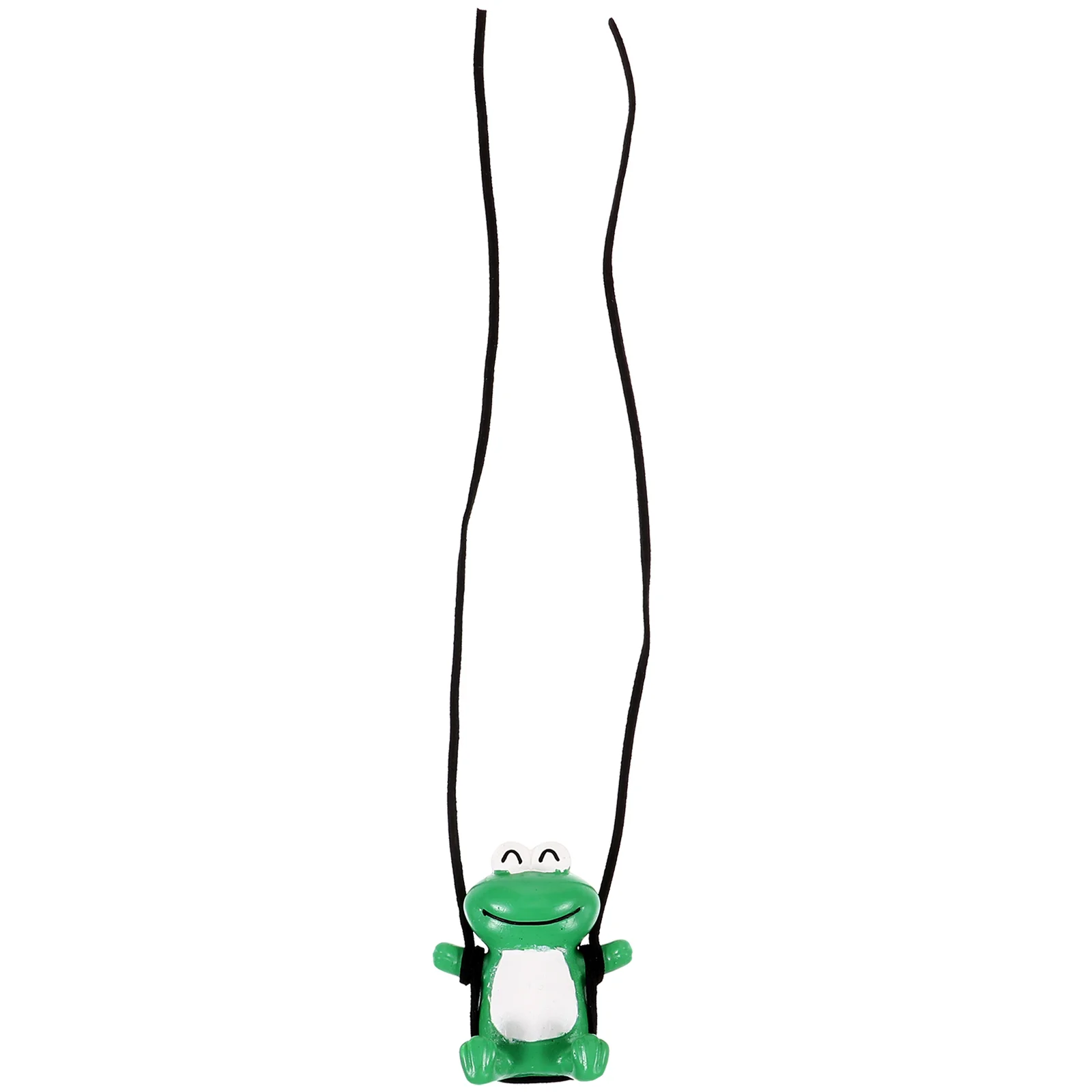 

Cute Frog Hanging nament White Eyes Rear View Mirror Decoration Compact Cartoon Design Car Adorable Car Hanging nament