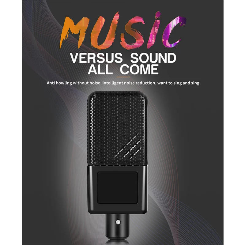 BM1000 Professional Audio Studio Karaoke Condenser Microphone For Computer/Laptop/PC Recording BM800 Upgraded Mikrofon