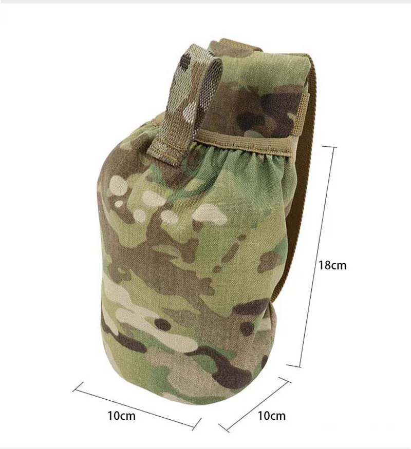 Outdoor Portable Water Cup Holder Ex Bottle Pocket Tactical Molle Water Bottle Bag imported 500D