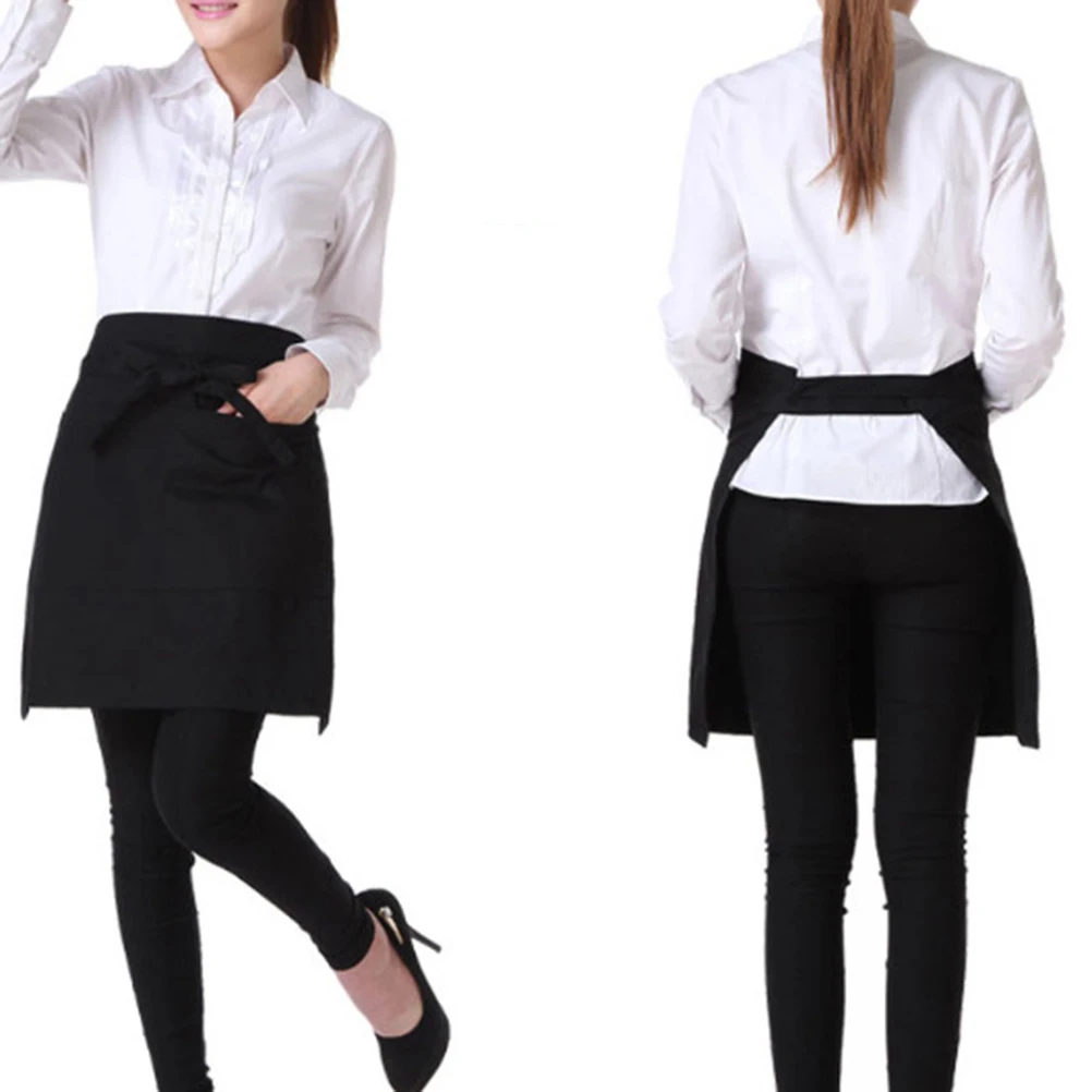 Nuovi grembiuli da cucina in cotone Jeans per donna uomo grembiule da lavoro Chef per Grill Restaurant Bar Shop cafe Beauty Nails studio Uniform