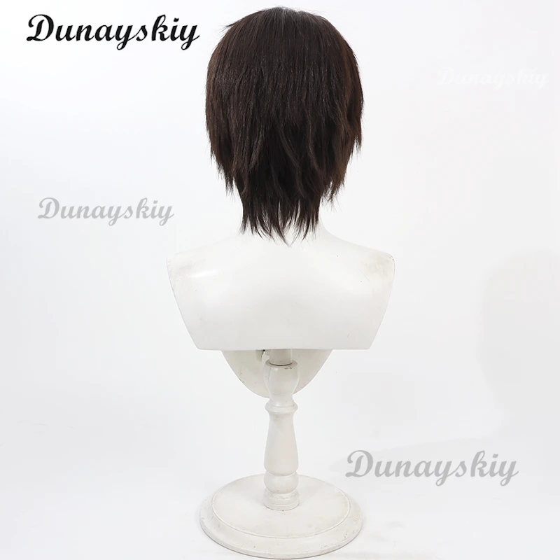 Andersen cosplay peruca deusa da vitória: nikke preto cabelo curto role play adereços headwear festa de halloween comic con