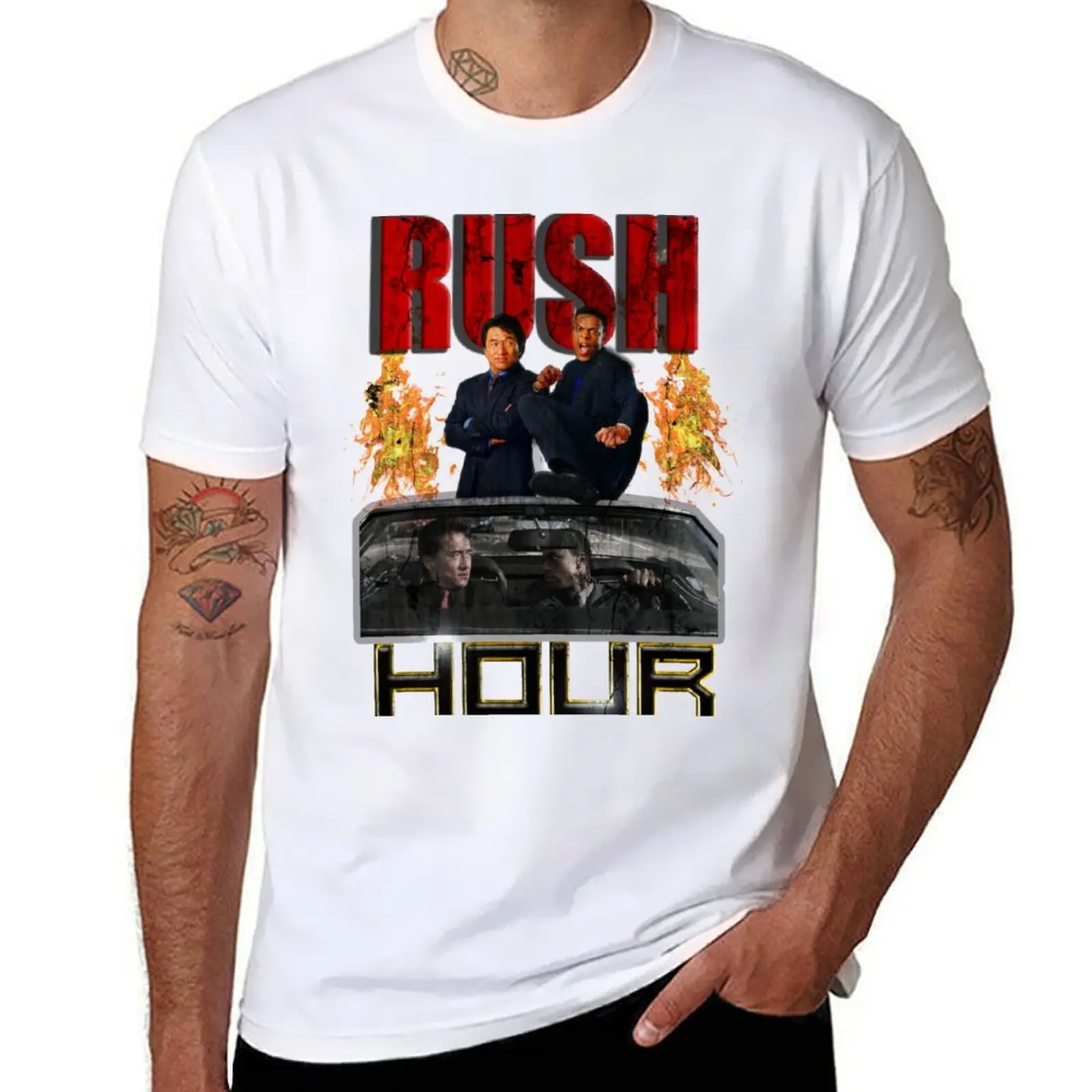 

RushHr T-Shirt funny t shirts dark humor black cotton t-shirt plain for man package T-Shirt