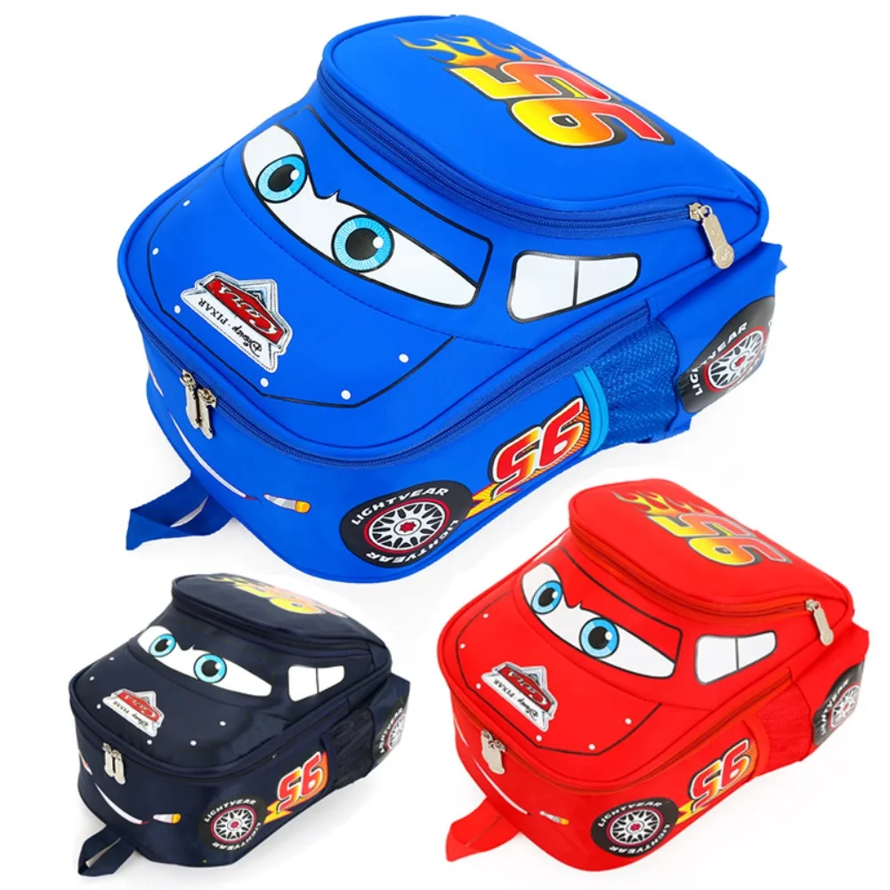 Disney Cars Children Backpack for 3-6 Year Old Boys Girls High-capacity Lighten The Burden Ventilate Schoolbag Christmas Gifts