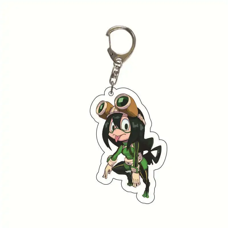 My Hero Academia KeyChain Men Kirishima Eijiro Key Chain Women Acrylic Car Cosplay Japan Key Ring Pendant Party Friend Gifts